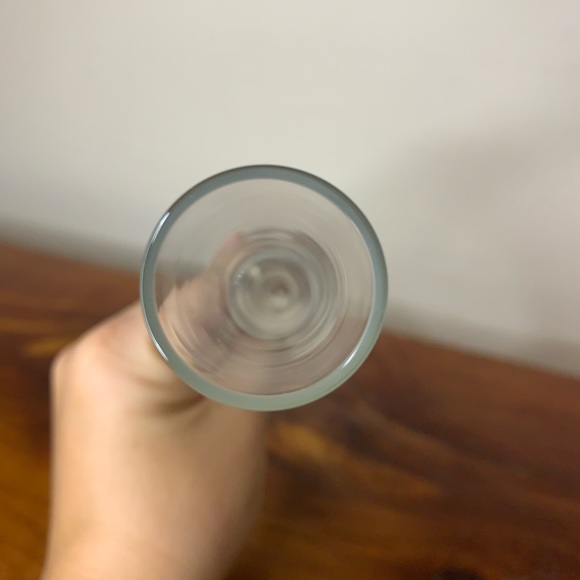 Vintage Swedish hand blown clear bubble glass bud vase - Picture 6 of 7